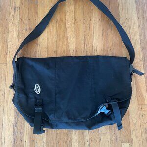Timbuk2 Messenger Black Courier Delivery Bike Messenger Laptop School Bag Pack